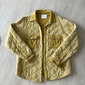 Urban Outfitters oversized green quilted jacket! So warm and cozy